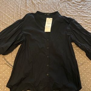 BNWT Zara women’s puff sleeves blouse XS